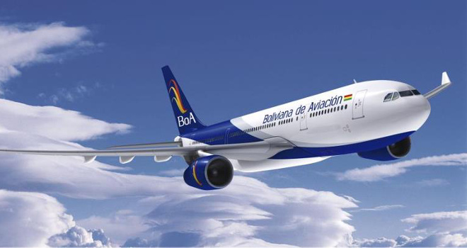 boliviana de aviación - boliviana de aviación boa