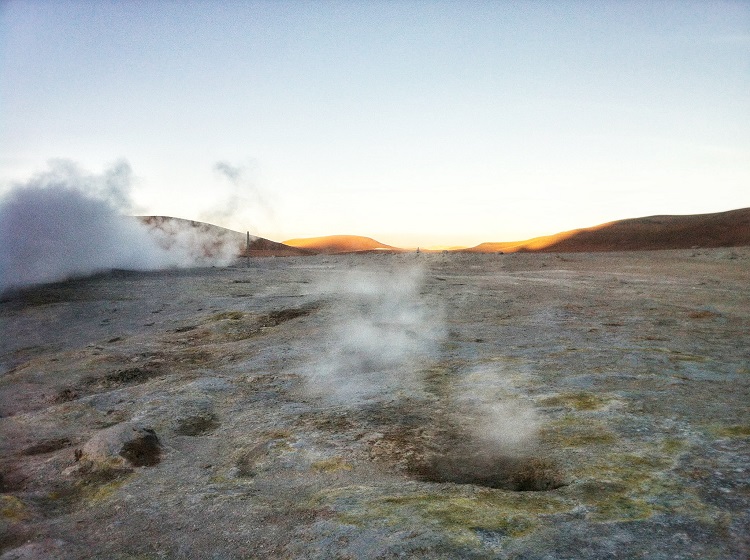 "Sol de Mañana" geysers Salar de Uyuni Bolivia