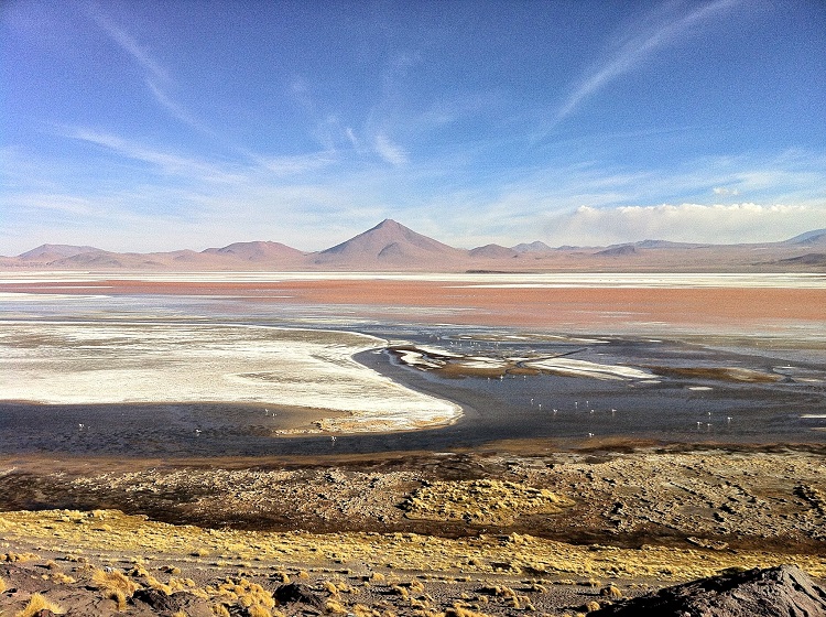 Laguna Colorada Salar de Uyuni Bolivia