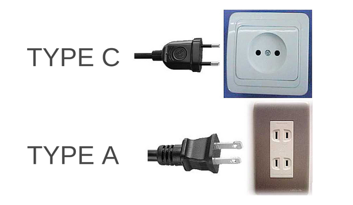 voltage and plug for bolivia